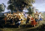 Peter Paul Rubens Dance of Italian Villagers Germany oil painting artist